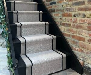 Custom Stair Runner for Victorian Home, Cowley