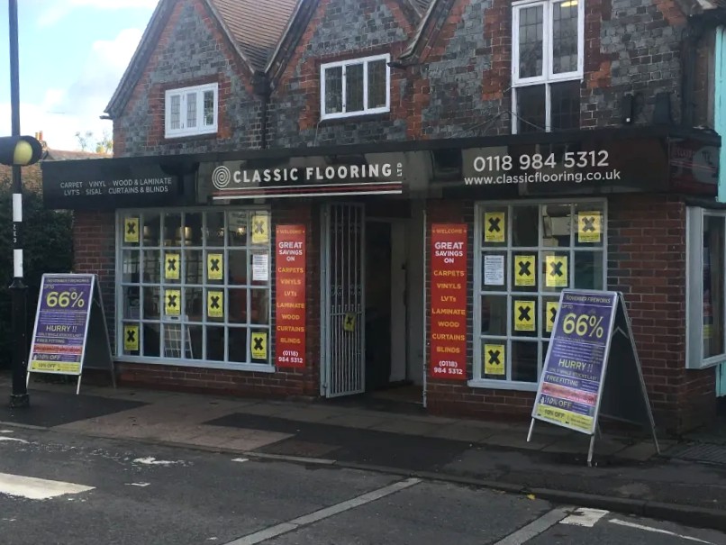 Classic Flooring showroom