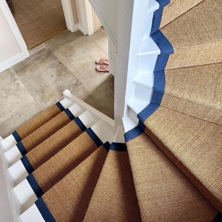 colour-edged stair runner